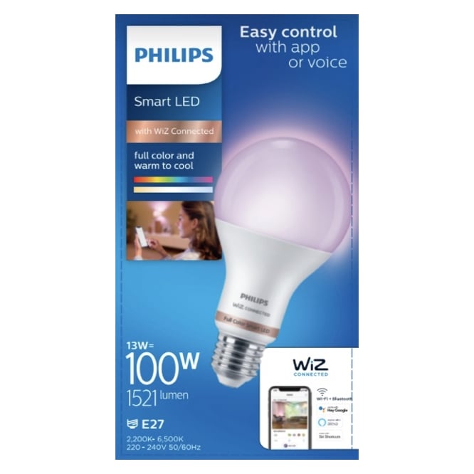 Philips Wiz Smart LED 13W E27 RGB - TH